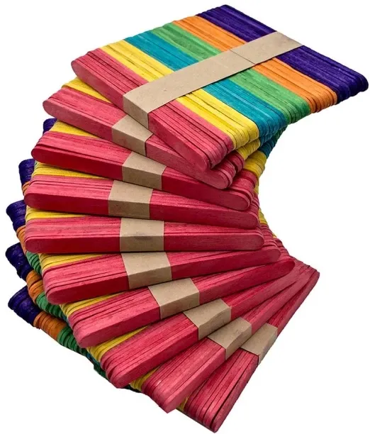 3Clicks 2000 Bright Ice Cream Sticks