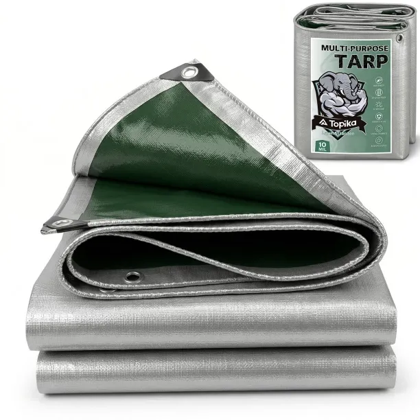 Topika Waterproof Cover Heavy Duty PVC Waterproof Tarp Tent Cover - 2*3m Awning