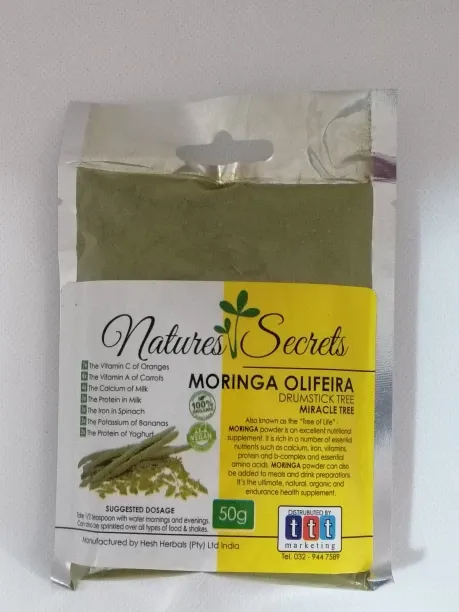NATURES SECRET MORINGA POWDER 50G