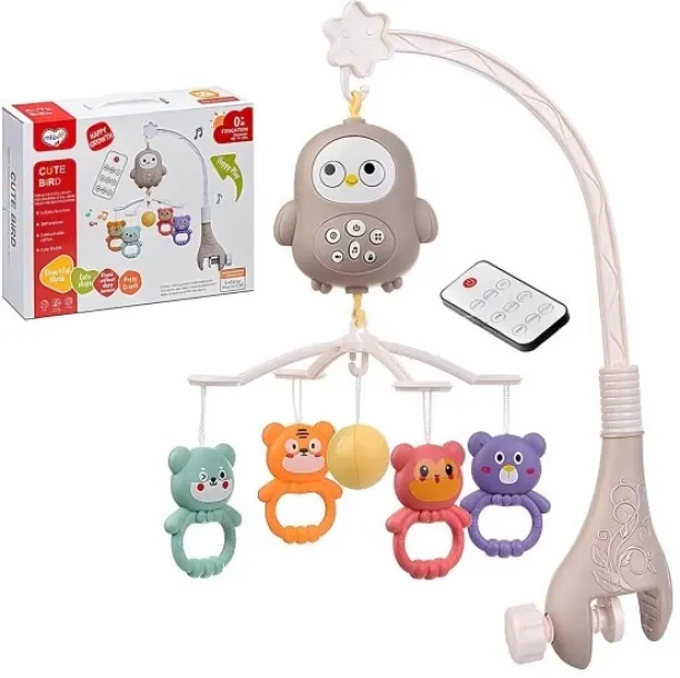 baby play Sense Training play toy Travel Crib Cute bird clip toy