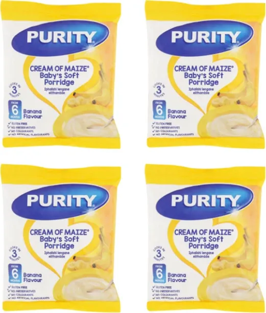 Purity Cream of Maize Baby Soft Porridge Banana Cereal