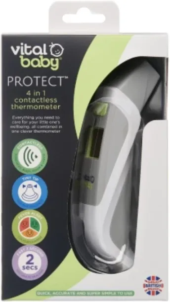 Vital Baby Protect 4 In 1 Contactless Baby Thermometer