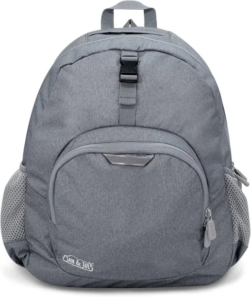 Chengxixi Water Resistant Backpack for School, Lightweight Schoolbag for Kids (Heather Grey, One Si…