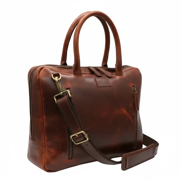 Minx Genuine Leather Ibiza Isle Leather Laptop Bag Ibiza Isle Leather Laptop Bag Messenger Bag