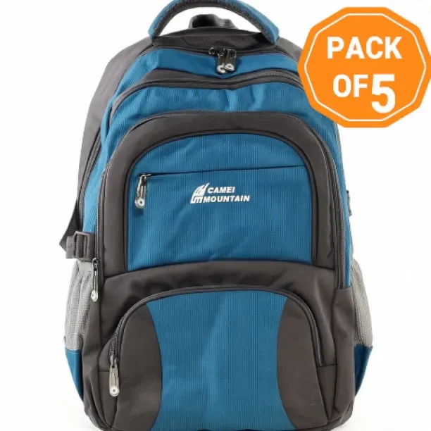 Camel Mountain Laptop Backpacks - Pack of 5 Waterproof Backpack