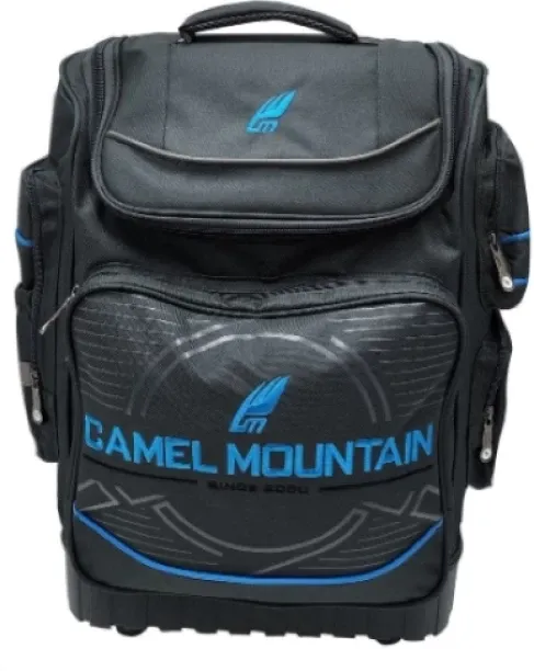 Camel Mountain Hard Base 2 Wheel School Trolley Backpacks Waterproof Trolley
