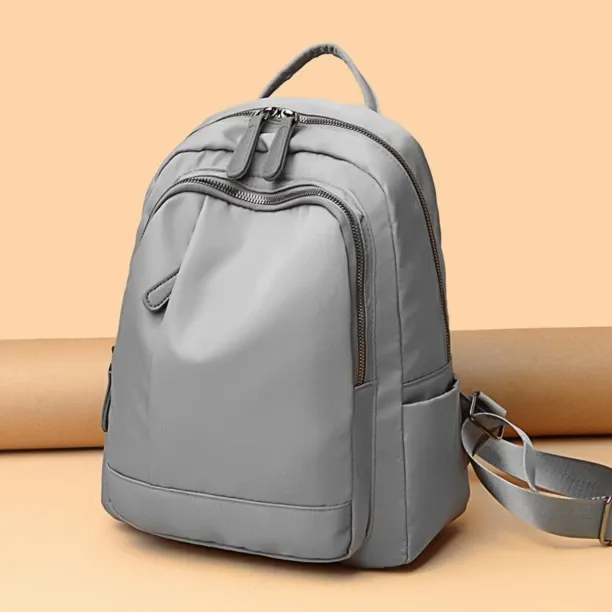 MAX (GRAY)Leisure backpack, nylon cloth backpack, can be worn on one shoulder or crossbody, new uni…