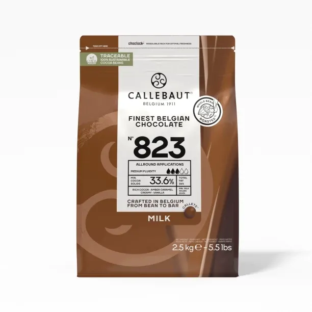 Callebaut Milk Belgian Choc Chips Solid