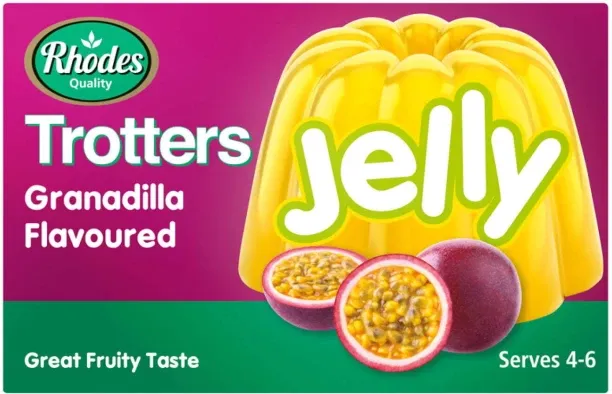 Rhodes Trotters Granadilla Flavoured Jelly Powder Crystals