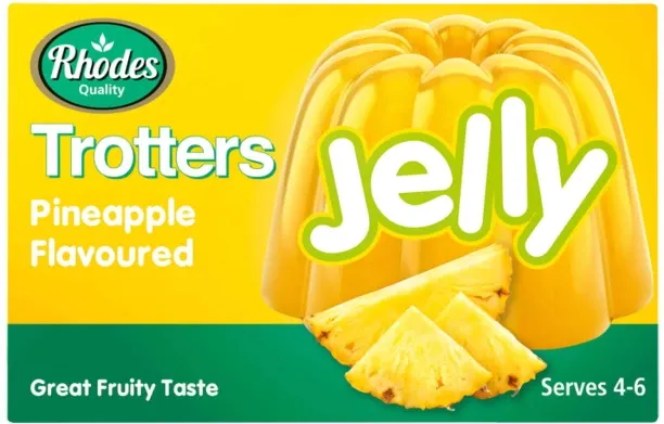 Rhodes Trotters Pineapple Flavoured Jelly Powder Crystals