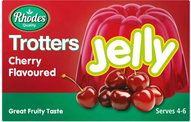 Rhodes Trotters Cherry Flavoured Jelly Powder Crystals