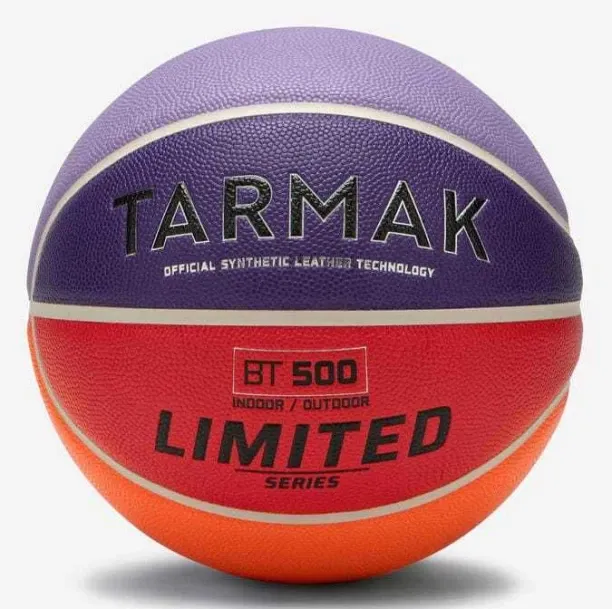 TARMAK BT500 Touch Size 6 Limited Edition Basketball – Purple/Red Basketball - Size: 6