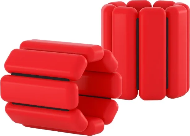 ALANES Wrist Weights Strength Training Wrist Silicone Bracelet Red Ankle & Wrist Weight