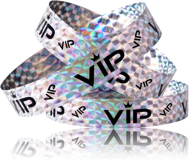 500pcs VIP Wristbands, VIP Wristband Paper Party Wristbands Paper Bracelets Wristbands VIP Armbands…