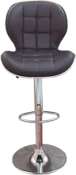 Designer Concepts Modello Quadrato Bar Stool-Brown Metal Bar Stool
