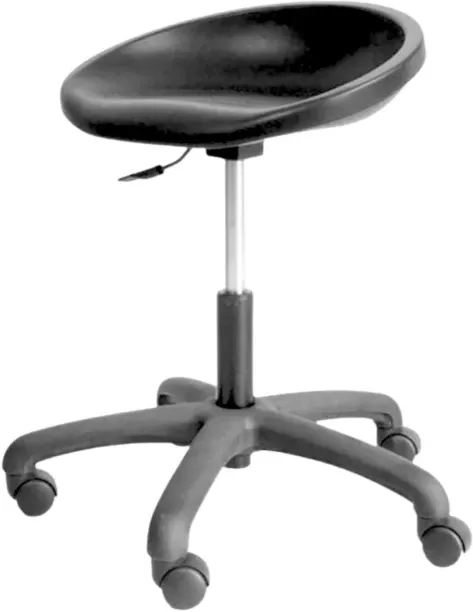 Chi Components Pebble-Short Plastic Bar Stool