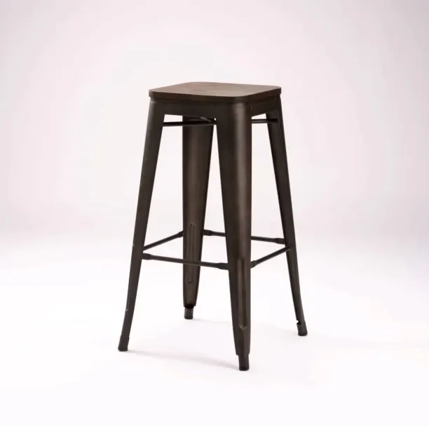 VIVIDITTO DF0735 Metal Bar Stool