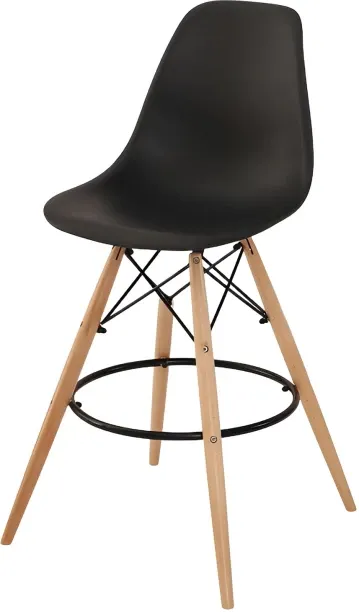 SMTE GOF Furniture Kim Bar Stool Plastic Bar Stool