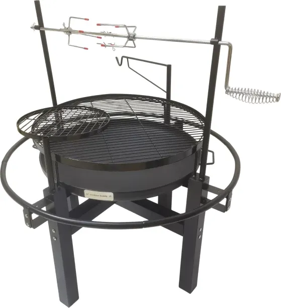 Outdoor Buddy FlameRunner Pro Wood Burning Fire Pit & Charcoal Braai