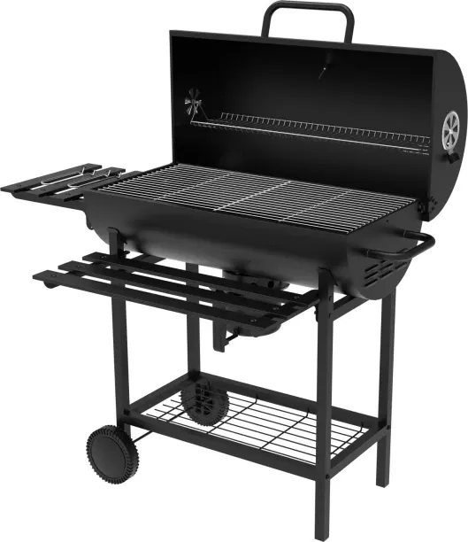 Outdoor Buddy BlazeMaster Barrel Braai (Black) Charcoal Braai