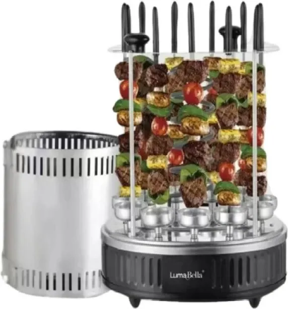 luma bella Electric Skewers Glider Rack Grill Electric Braai