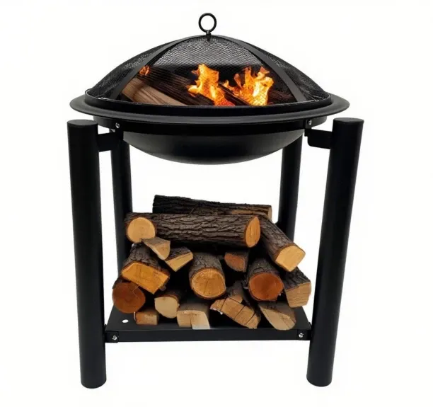 Outdoor Buddy Firedome Firepit & Grill - 54cm - Wood & Charcoal Braai