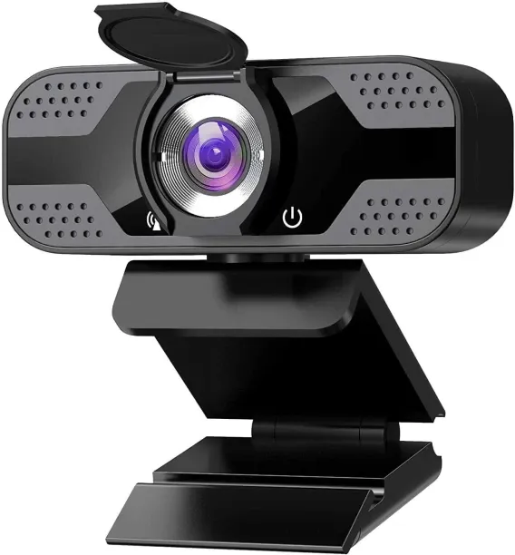 Flycross Webcam with Microphone for Desktop 2D Camera Barcode Scanner