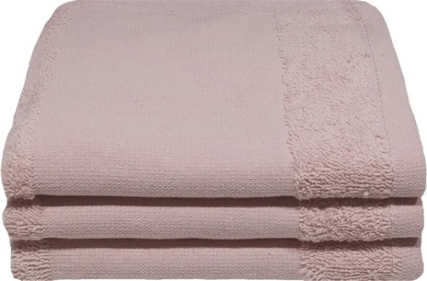 Bunty (30 cm x 50 cm) Golf Terry Towel 380GSM - 030x050cms - 03 Piece Pack - English Rose Cotton Sp…