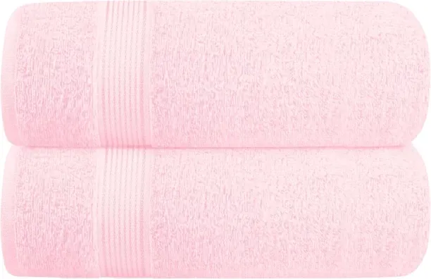 Pofufusm (28 cm x 38 cm) Cotton 2 Pack Oversized Bath Towel Set 28x55 inches, Large Bath Towels, Ul…