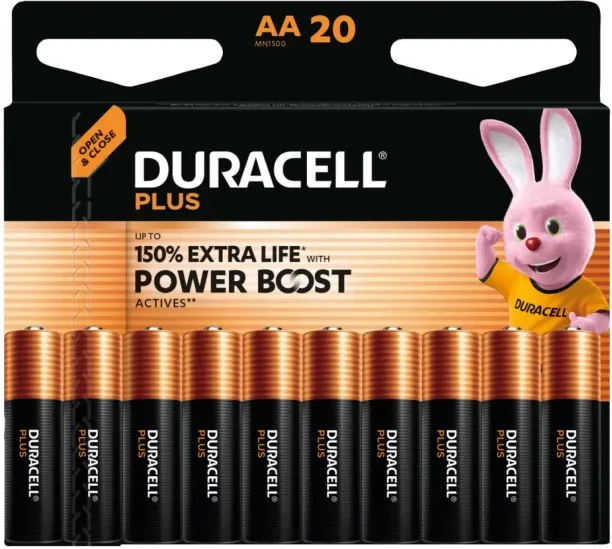 Duracell AA20 Alkaline  Battery