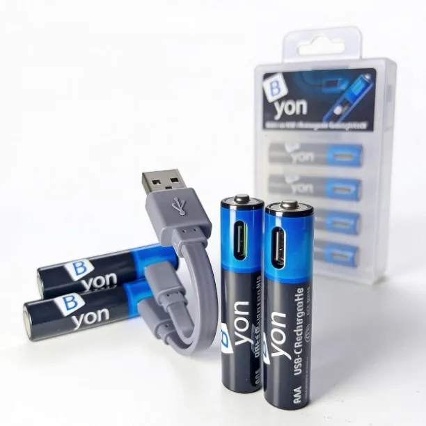 B yon Batteries - AAA (Type-C Rechargeable) Lithium-ion  Battery