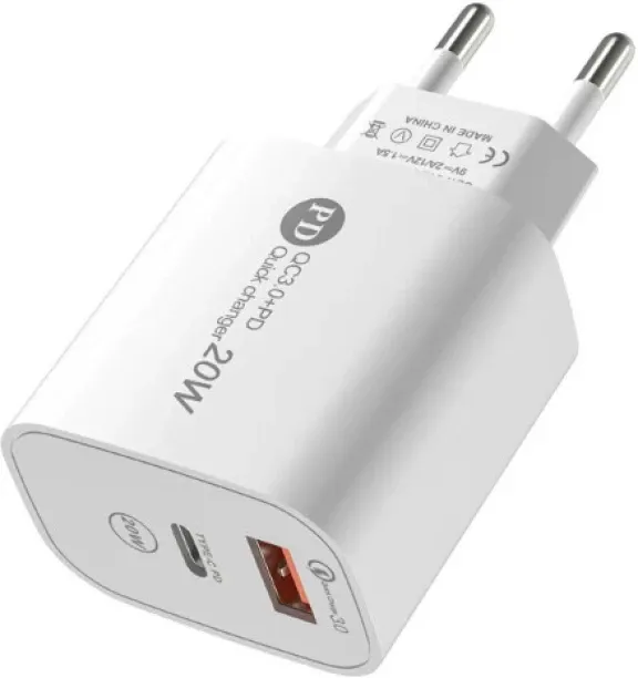 PD 20W USB C Charger PD Fast Charging Type C Mobile Phone Charger Adapter 1.5 A Multiport Mobile Ch…