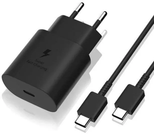 Reptronic Super Fast Charging Wall Charger (PD 25W - USB C) & Type C to Type C Cable Adaptive Charg…