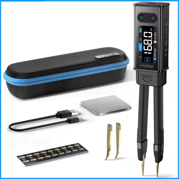 Fantasy Town FNIRSI LCR-ST2 Smart Tweezer LCR SMD Tester Resistance Capacitance Inductance Diode To…