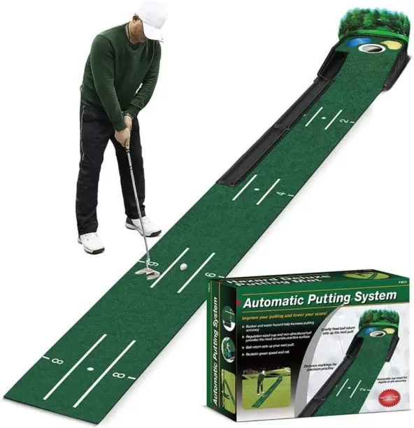 Bloo 3 Hole 3D Golf Putting Blanket Portable Green Indoor Outdoor Putting Practitioner Golf Tees