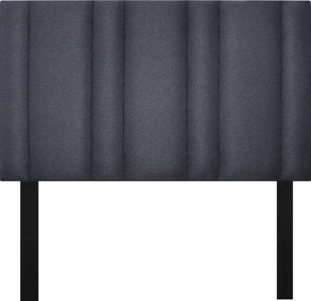 CompleteLiving Mia Grey Headboard Queen Bed
