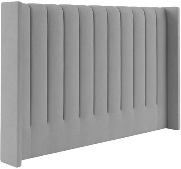 Designer Concepts Myra Stripped Wing Headboard Double Bed Frame