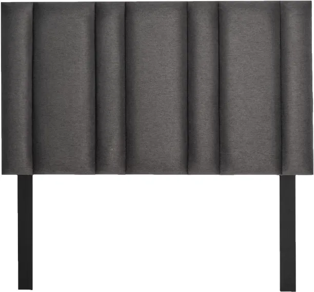 CompleteLiving Mia Grey Headboard Queen Bed