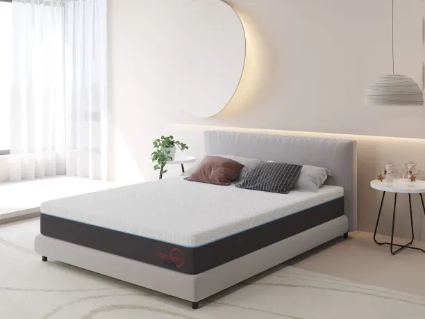 Rainbow Home Georgia Mattress,30CM Gel Memory Foam Mattress,Removable and Washable Knitted Fabric C…