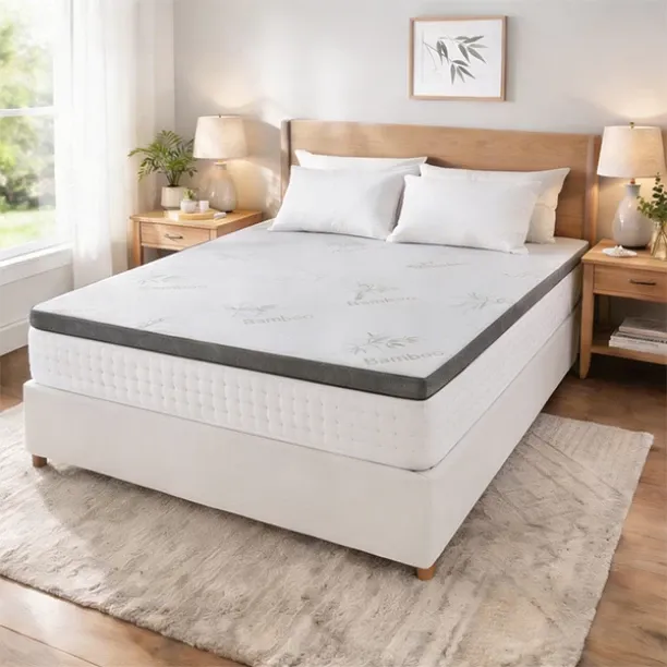 GentleRest Flipflex Dual Mattress Topper 7 cm Queen Memory Foam Mattress