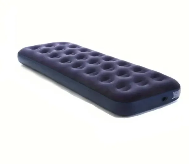 SleepEase Inflatable Mattress Air Bed - Air Mattress -Flocked top Portable Blow Up Camping Bed Indo…