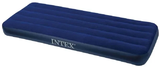 Intex Air Mattress - Flocked (Single Bed) 22 cm Single Fiber Mattress
