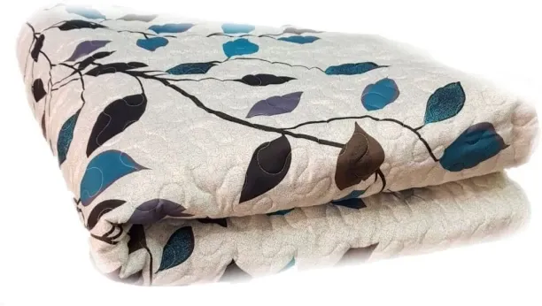 SMTE Premium Bedding / Bed Spread (5 Piece) 2000 TC Polyester Queen Size Flat Bedsheet