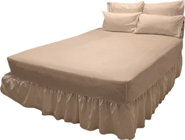 Simply Sleep Everyday Collection - 05 Piece Combo Set - 90GSM 90 TC Polyester Queen Size Fitted Bed…