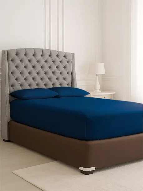 Simply Sleep Everyday Collection Fitted Sheet - 90GSM 90 TC Polyester Single XL Size Fitted Bedsheet