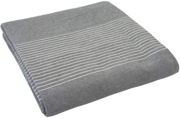 bed spread grey 200 TC Cotton King XL Size Flat Bedsheet