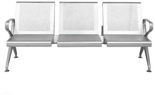 Reception Chairs Metal 3 Seater