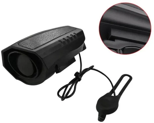 Huanix (Black)High Decibel Loud Bike Bell Cycling Bicycle Handlebar Ring Bells Electric Bisiklet Ho…