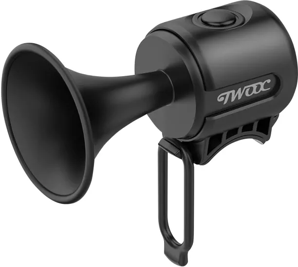 Huanix (Black--CN)120db Electric Bicycle Horn Loud Bicycle Cycling Bells With Battery Water-resista…