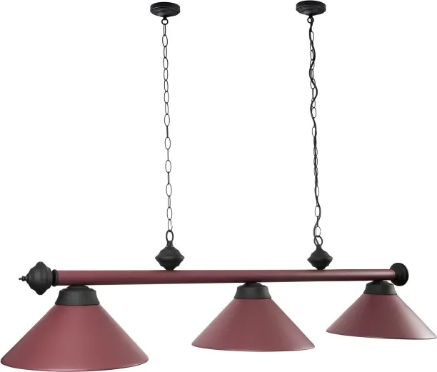 Easi8 Lamp Matt Burgundy Billiards Bridge Head